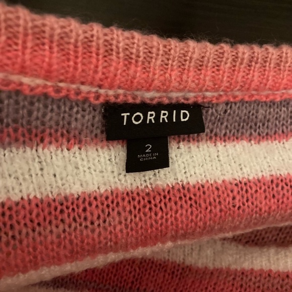 Torrid striped sweater - Picture 5 of 6